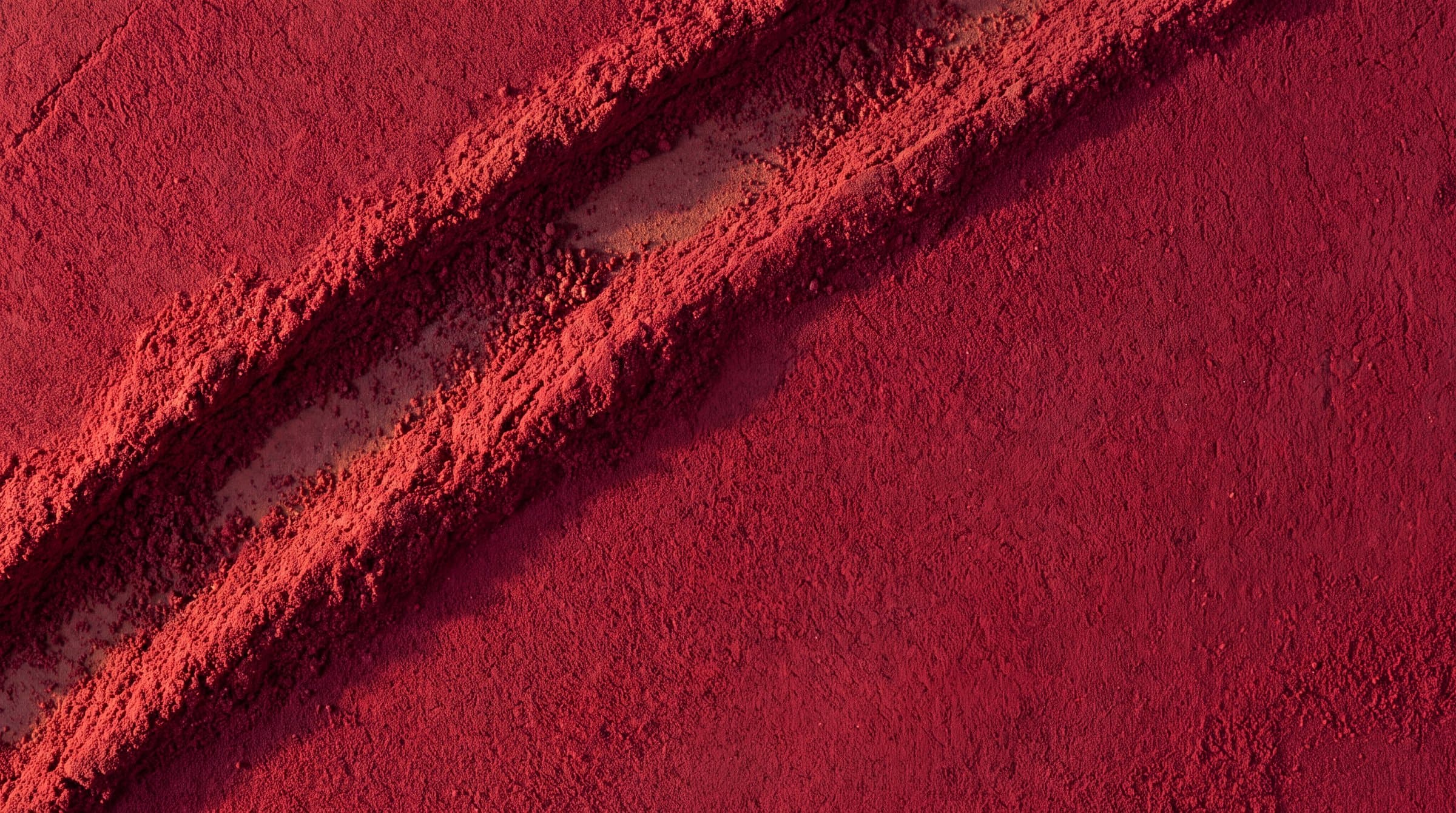 Macro texture of finely milled dried vegetable