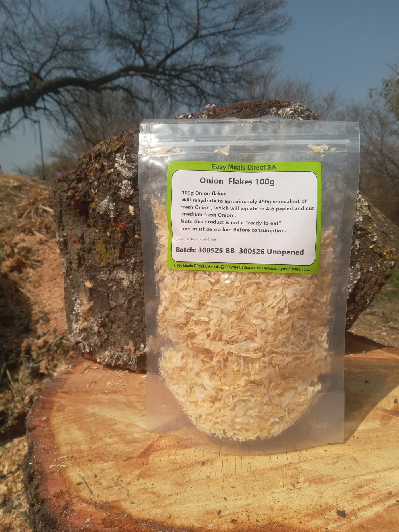 Dehydrated vegetables